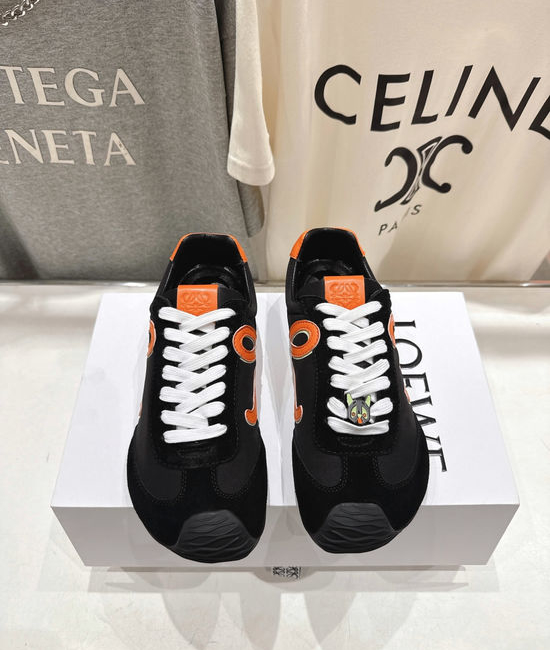 Loewe Comfortable Lightweight Retro Casual Sneakers Soft Lined Athletic Shoes