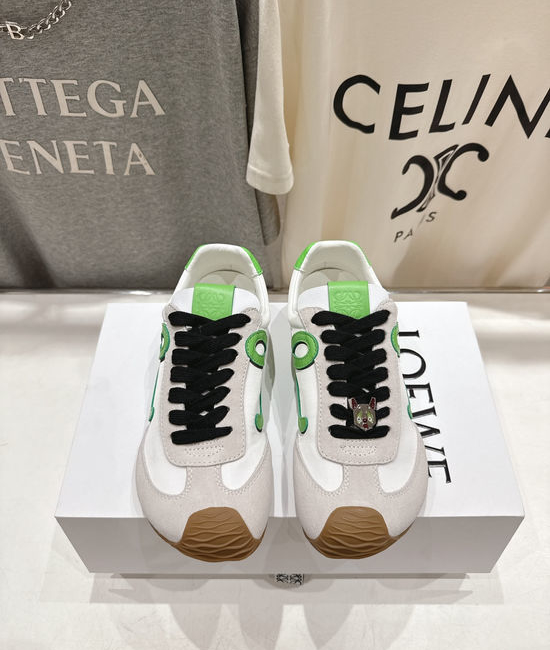 Loewe Comfortable Lightweight Retro Casual Sneakers Soft Lined Athletic Shoes