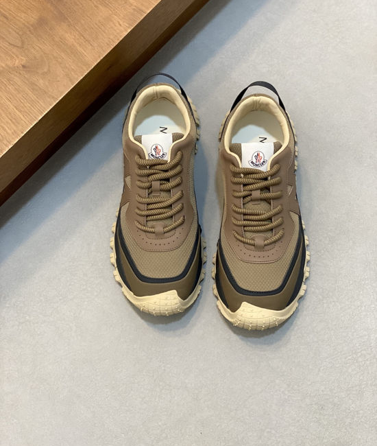 Moncler Breathable Mesh Athletic Sneakers with Cushioned Non-slip Sole