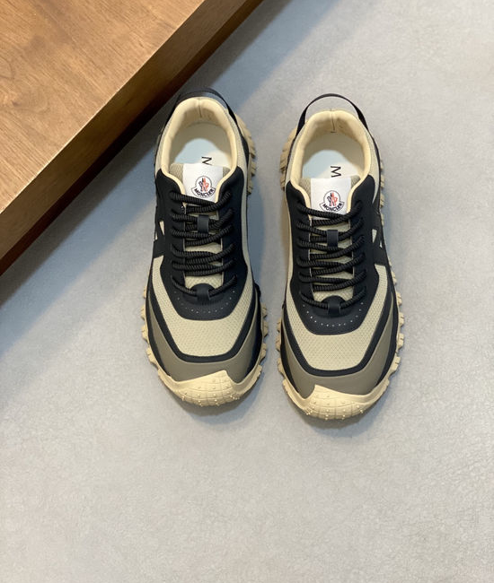 Moncler Breathable Mesh Athletic Sneakers with Cushioned Non-slip Sole