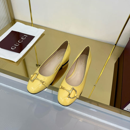 Gucci Snaffle Bit Decorated Pointed Toe Low Heel Pumps