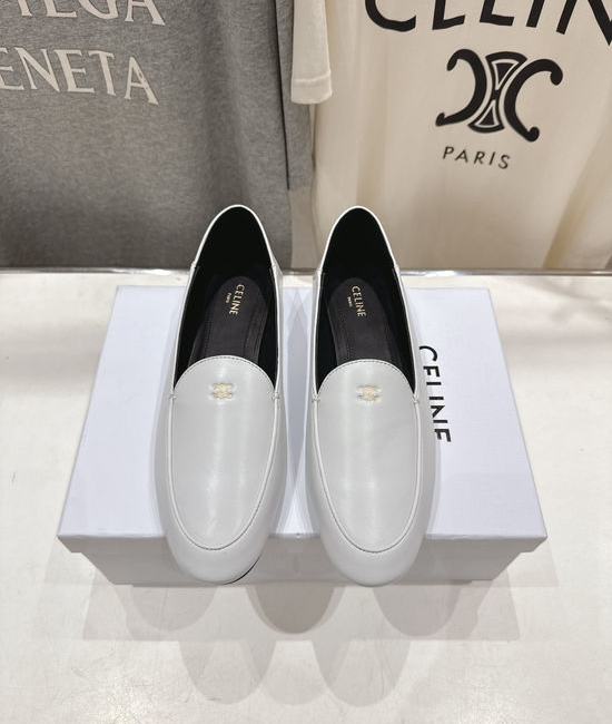 Celine Elegant Flat Mary Jane Loafers Soft Versatile Daily Casual Shoes