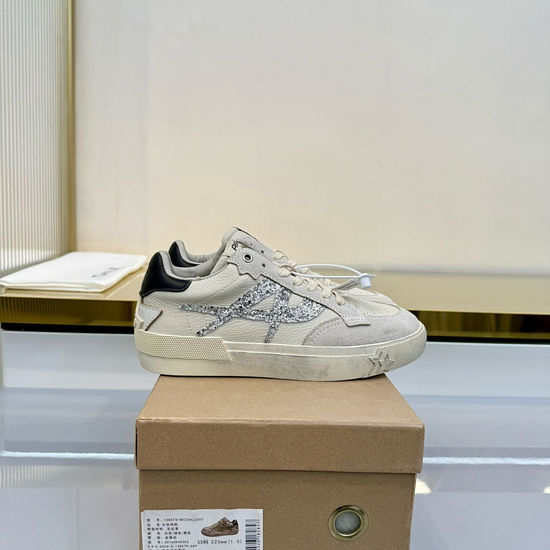ASH Leather Casual Sneaker With Rubber Sole
