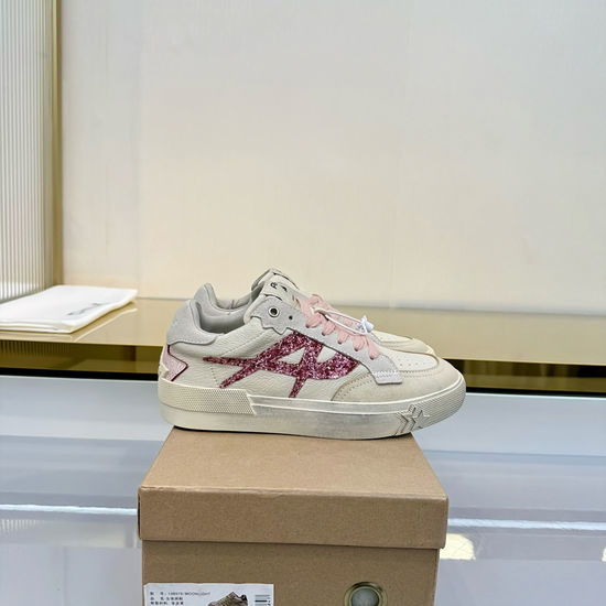 ASH Leather Casual Sneaker With Rubber Sole