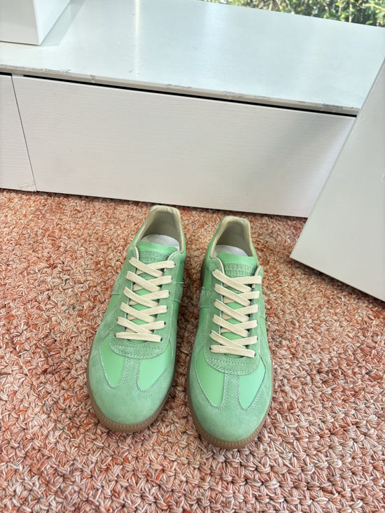 Maison Margiela Classic Cowhide Suede Stitching Casual Training Shoes