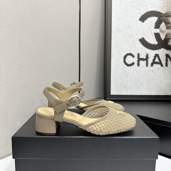 Chanel Satin Upper Casual Shoes with Premium Leather Sole