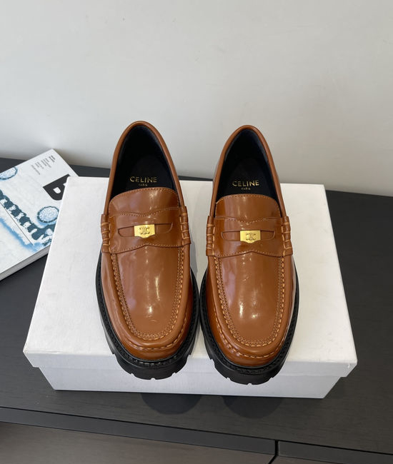 Celine Classic Loafers with Tassel Details for Versatile Style
