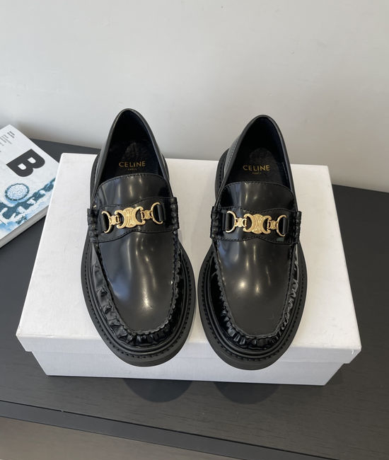 Celine Classic Loafers with Tassel Details for Versatile Style