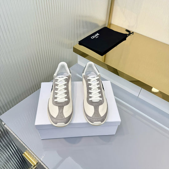 Celine Street Style Casual Leather Sneakers Lightweight Easy Maintenance