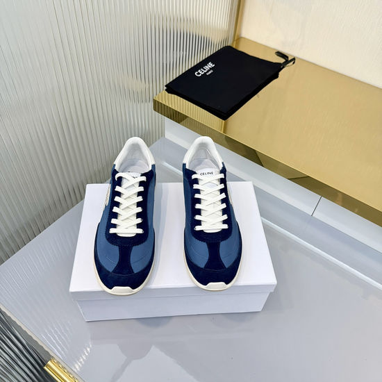 Celine Street Style Casual Leather Sneakers Lightweight Easy Maintenance