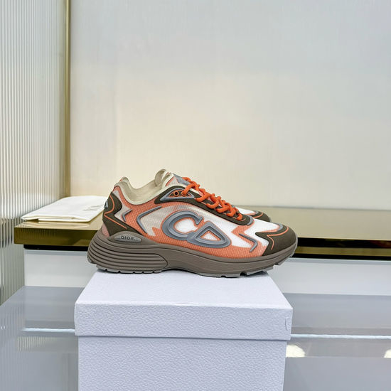 Christian Dior CD Embroidered Fabric Casual Sneakers Breathable Comfortable Footwear