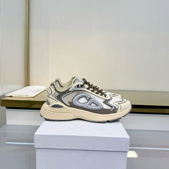 Christian Dior CD Embroidered Fabric Casual Sneakers Breathable Comfortable Footwear