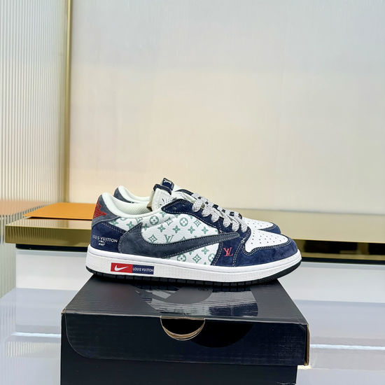 Nike Premium Custom Low Top Retro Basketball Shoes With Box