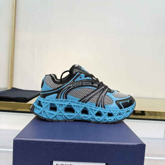 Christian Dior Breathable Leather Mesh Casual Shoes With Durable Outsole