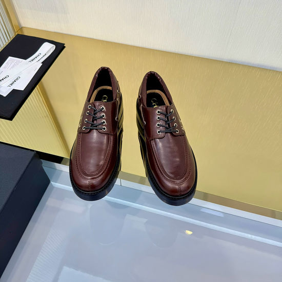 Chanel Classic Logo Loafer Shoes Soft Leather Lining