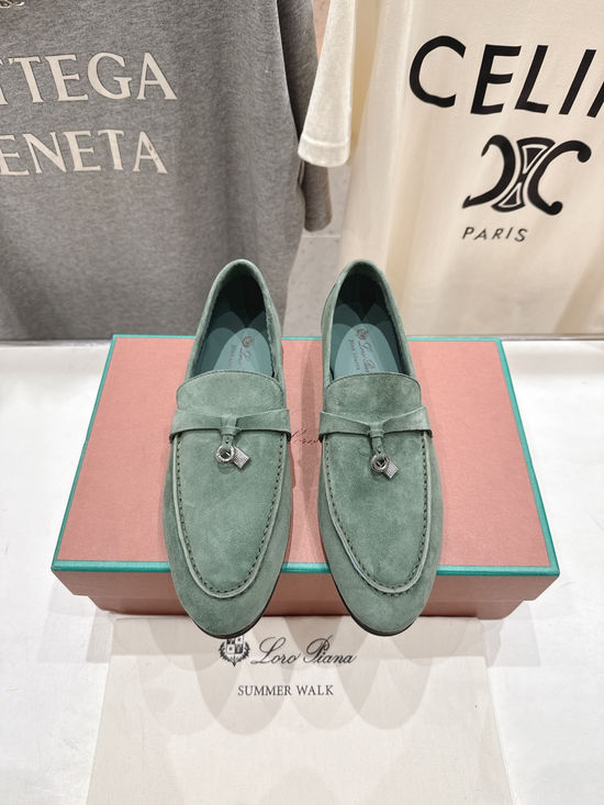 Loro Piana High Quality Suede Upper Slip-On Casual Loafers