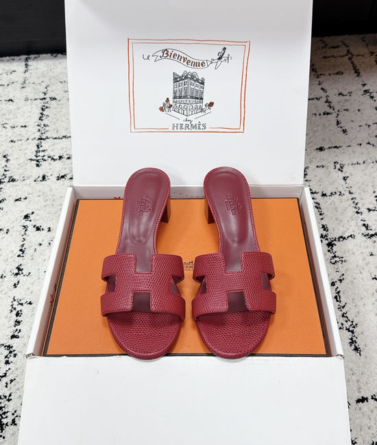 Hermes Embellished High Heel Slide Sandals Premium Quality