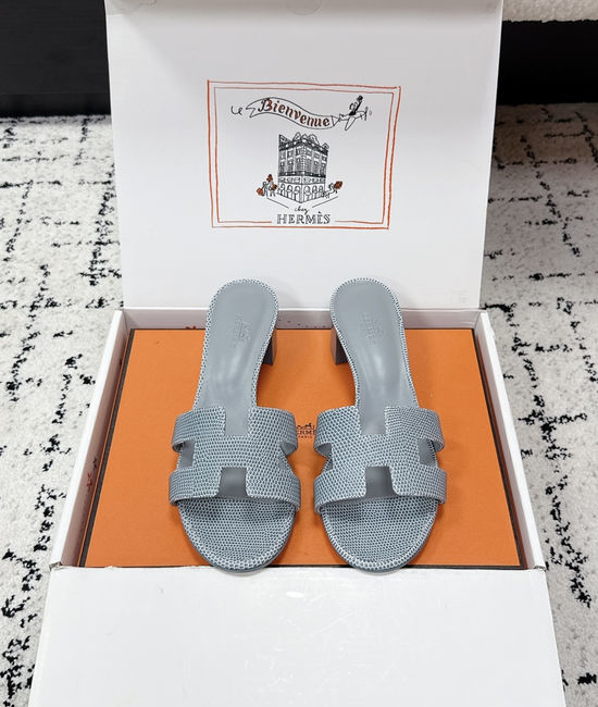 Hermes Embellished High Heel Slide Sandals Premium Quality