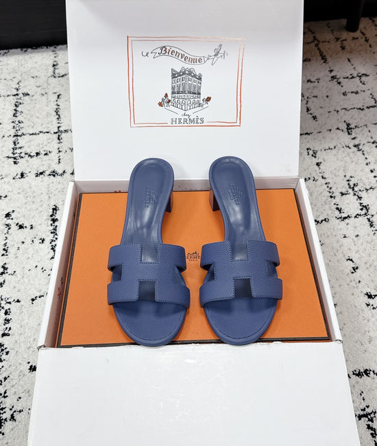 Hermes Embellished High Heel Slide Sandals Premium Quality