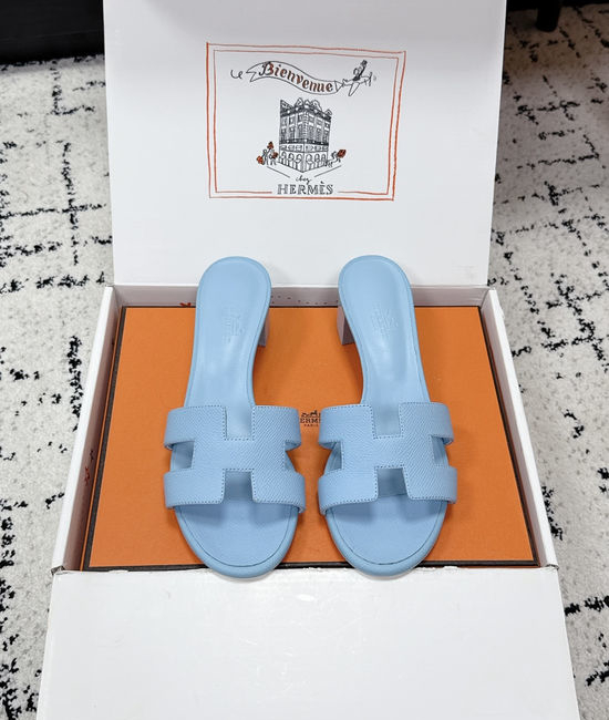 Hermes Embellished High Heel Slide Sandals Premium Quality