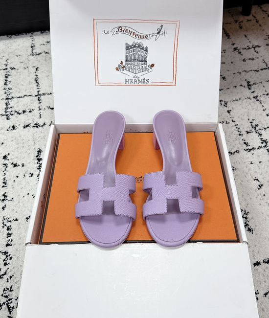 Hermes Embellished High Heel Slide Sandals Premium Quality