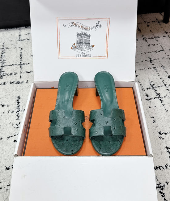 Hermes Embellished High Heel Slide Sandals Premium Quality