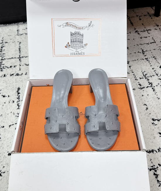 Hermes Embellished High Heel Slide Sandals Premium Quality