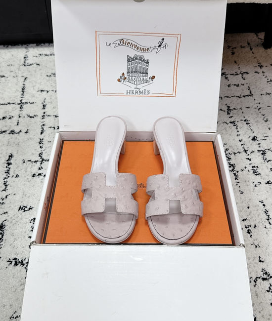 Hermes Embellished High Heel Slide Sandals Premium Quality