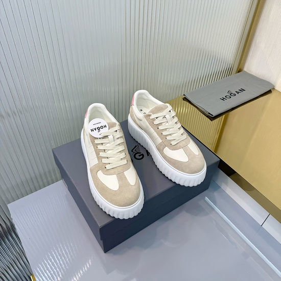 Hogan Striped Thick-Soled Casual Sneakers