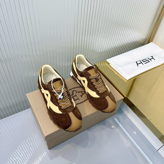 ASH Suede Casual Sneakers Comfort Lightweight Walking Shoes