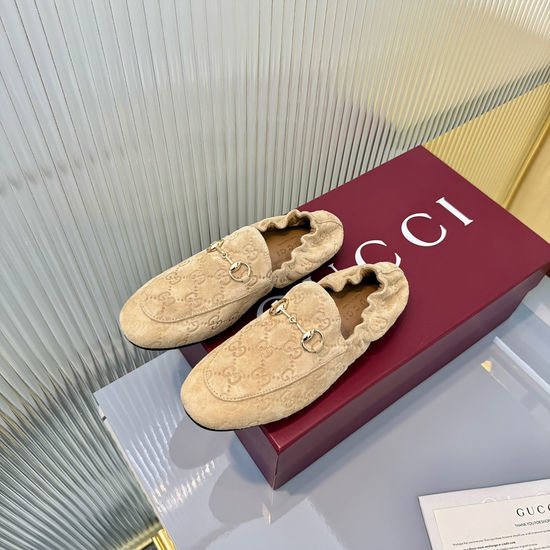 Gucci Patent Leather Slip-on Loafers with Classic Buckle