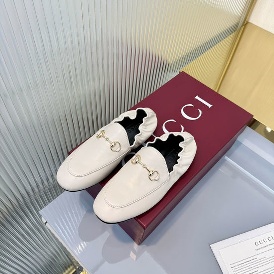 Gucci Patent Leather Slip-on Loafers with Classic Buckle
