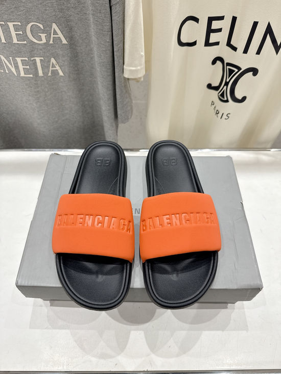 Balenciaga Waterproof Suede Non-Slip Casual Beach Slide Sandals