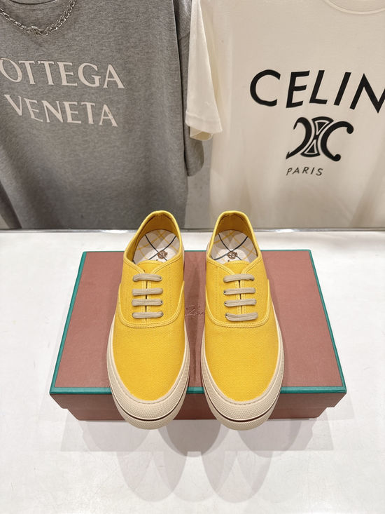 Loro Piana Soft Canvas Casual Sneakers Comfortable Lightweight Versatile Daily Wear