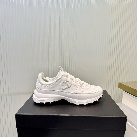 Chanel Premium Leather Sneakers with Upgraded Comfort