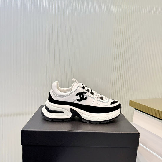 Chanel Classic Panda Color Block Casual Sneakers