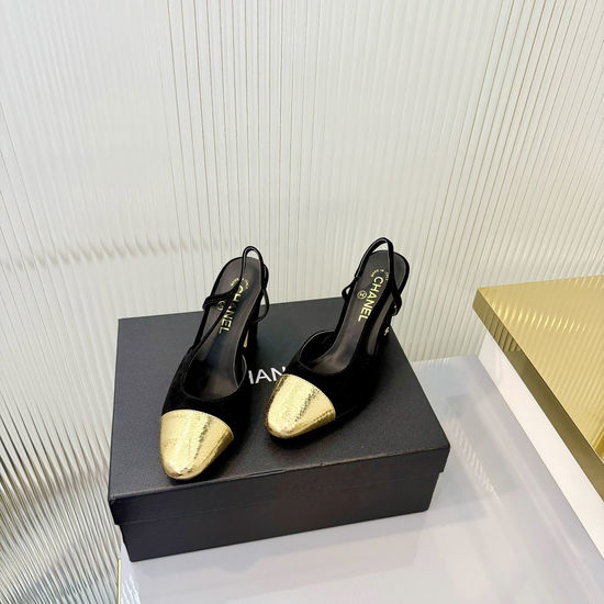 Chanel Classic Two-tone Slingback Ballet Flats Premium Quality