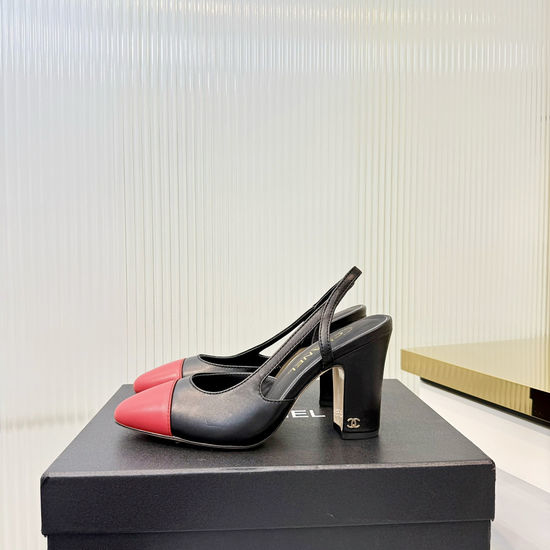 Chanel Classic Two-tone Slingback Ballet Flats Premium Quality