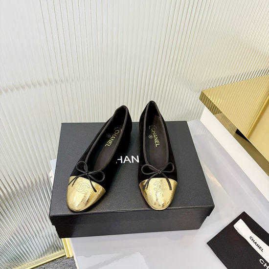 Chanel Elegant Slingback Flat Soft Leather Casual Shoes