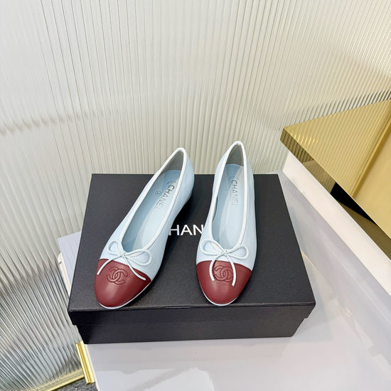 Chanel Elegant Slingback Flat Soft Leather Casual Shoes
