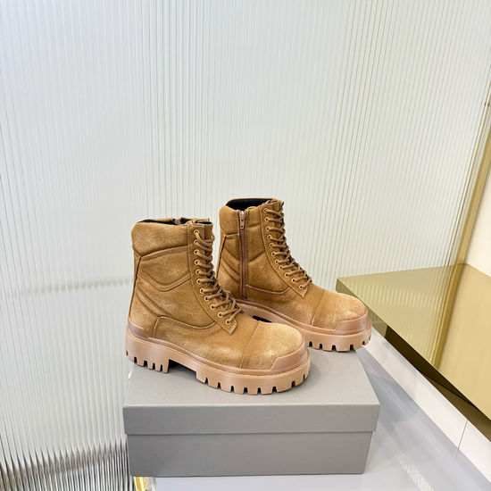 Balenciaga Stylish Black Thick Sole Comfortable Boots