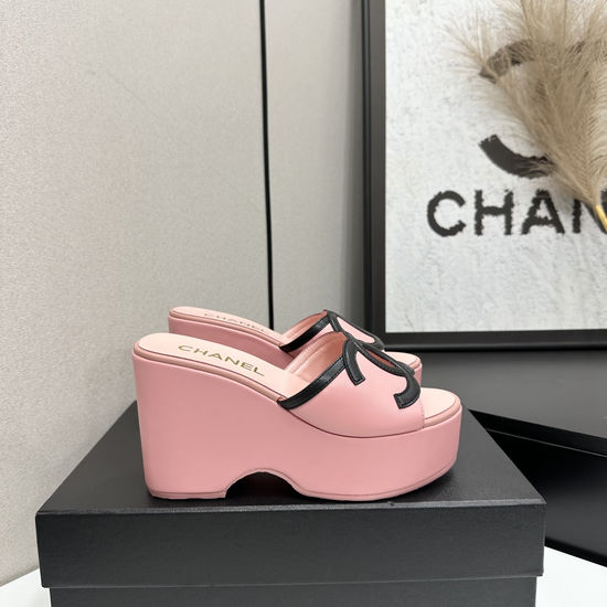 Chanel Sheepskin Upper Rubber Sole Daily Wear Sandals
