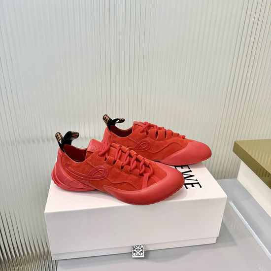 Loewe Breathable Mesh Running Shoes with Non-slip Sole