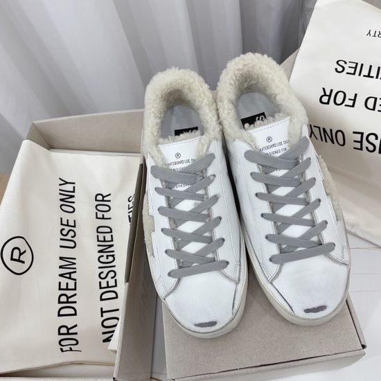 Golden Goose GGDB Premium Graffiti Fleece Lined Distressed Comfort Sneakers