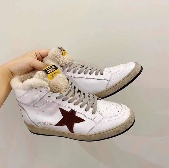 Golden Goose GGDB Warm High Top Leather Lined Comfortable Casual Shoes
