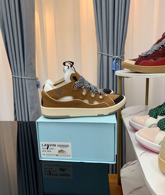 Lanvin Premium Leather Versatile Daily Casual Sneakers