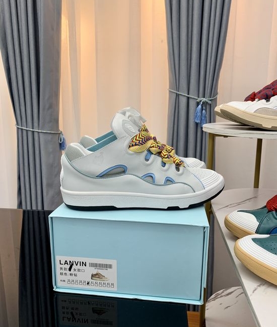 Lanvin Premium Leather Versatile Daily Casual Sneakers