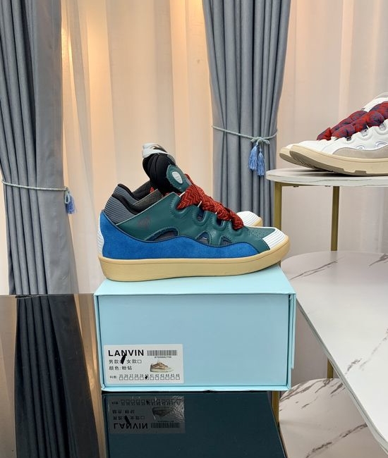 Lanvin Premium Leather Versatile Daily Casual Sneakers