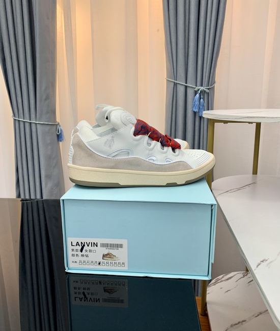 Lanvin Premium Leather Versatile Daily Casual Sneakers