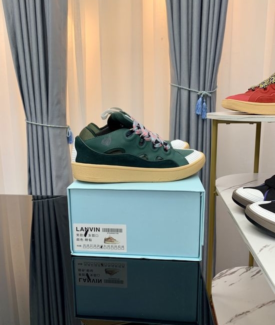 Lanvin Premium Leather Versatile Daily Casual Sneakers